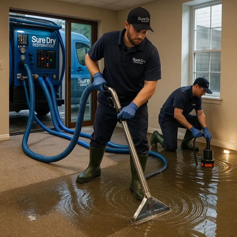 Water Extraction and Removal process in San Pablo, CA